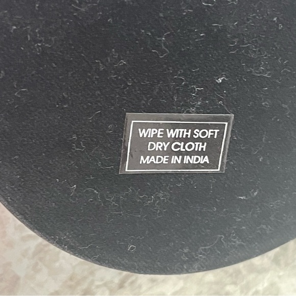 Blue and White Two-Tier Metal & Aluminum Serving Stand - Picture 7 of 9